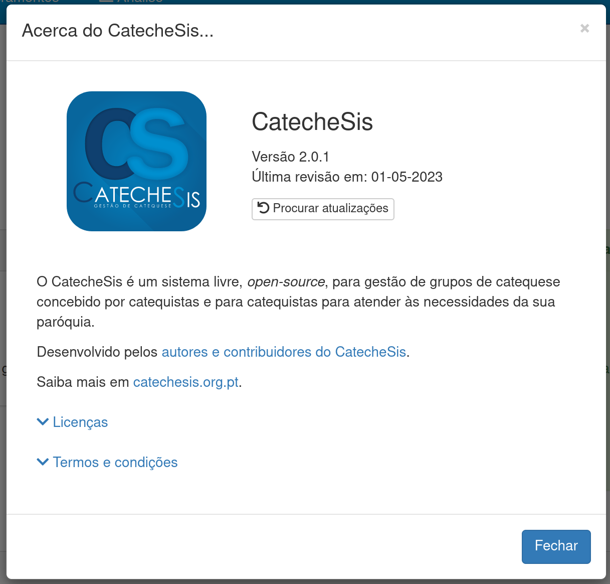 procurar atualizações